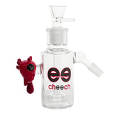 Cheech Showedhead Ashcatcher w/ Heart 14mm to 18mm (CHB-222)